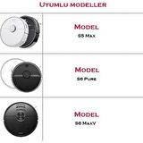 Roborock S5 S5 Max S6 S6 Pure Uyumlu 5 Kollu Yan Fırça 2 Adet